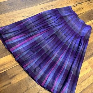 Pendleton Twirl Around vintage Wool Pleated Skirt